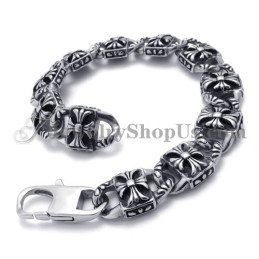 Pulseira Fashion Cross Titanium
