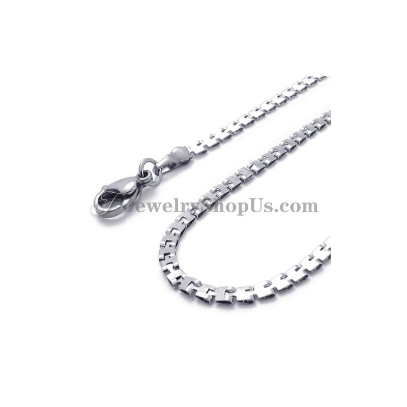 Colar Elegante De Titânio Colar Elegante De Titânio