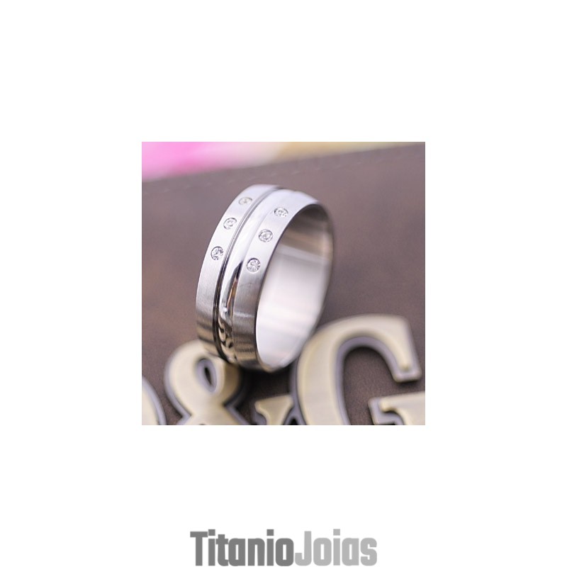 Anel De Titânio Masculino