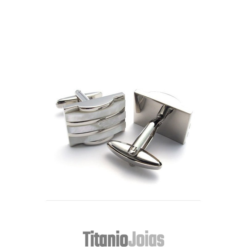 Abotoaduras De Titânio Cuproníquel Com Formato Elegante E Brilho De Qualidade Superior Abotoaduras De Titânio Cuproníquel Com Formato Elegante E Brilho De Qualidade Superior