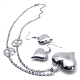 Conjunto De Joias De Titânio Com Design Bonito, Cores Brilhantes E Qualidade Confiável, Incluindo Colar, Pingente E Brinco