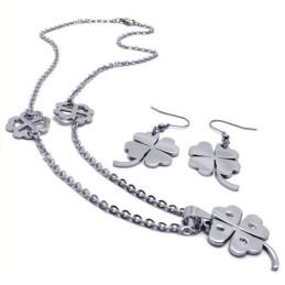 Conjunto De Joias De Titânio Com Formato Elegante, Cor Brilhante E Excelente Qualidade, Incluindo Colar, Pingente E Brinco