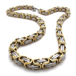 Conjunto De Joias De Titânio De Qualidade Estável E Brilho De Cor Finamente Processado, Incluindo Colar E Pulseira