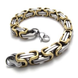 Conjunto De Joias De Titânio De Qualidade Estável E Brilho De Cor Finamente Processado, Incluindo Colar E Pulseira