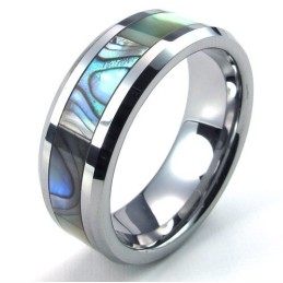 Anel De Tungstênio De Alta Qualidade Com Design Atraente E Cores Brilhantes