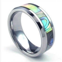 Anel De Tungstênio De Alta Qualidade Com Design Atraente E Cores Brilhantes