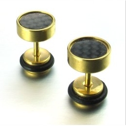 Brincos De Titânio Com Design Moderno, Brilho De Cor E Qualidade Estável
