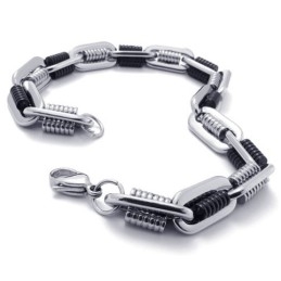 Pulseira De Titânio Com Fabricação Habilidosa, Cores Brilhantes E Duráveis Em Uso