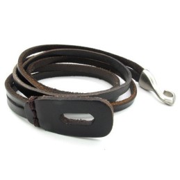 Pulseira De Couro De Titânio De Alta Qualidade Com Formato Elegante E Cores Delicadas