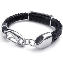 Pulseira De Couro De Titânio Com Design Hábil, Cores Delicadas E Qualidade Confiável