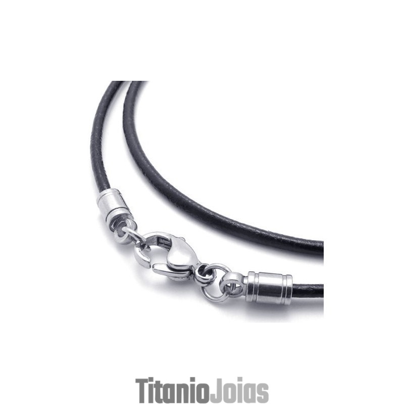 Colar De Couro De Titânio De Excelente Qualidade, Cores Delicadas E Finamente Processadas