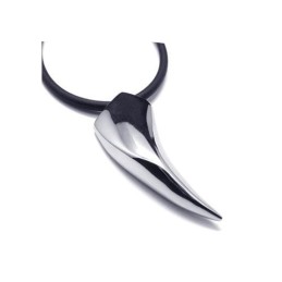 Colar Com Pingente De Dentes De Animal De Titânio Puro 316L Masculino
