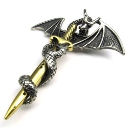 Pingente De Titânio De Alta Qualidade Com Cores Brilhantes E Fabricação Habilidosa