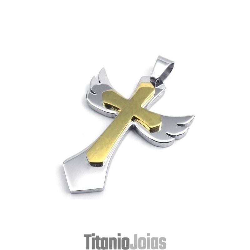 Pingente De Cruz De Titânio Finamente Processado, Lindo Em Cores E Qualidade Confiável