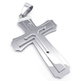 Design Profissional, Cor Brilhante, Qualidade Estável, Pingente De Cruz De Titânio