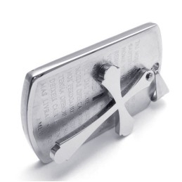 Pingente De Cruz De Titânio Finamente Processado Para Ter Uma Longa História