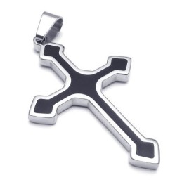 Pingente De Cruz De Titânio De Qualidade Superior, Formato Elegante, Cor Brilhante