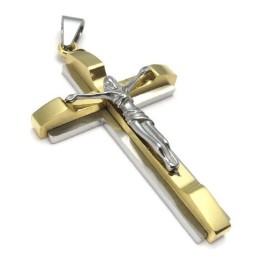 Tecnologia Sofisticada, Brilho De Cores Para Ter Uma Longa História, Pingente De Cruz De Titânio