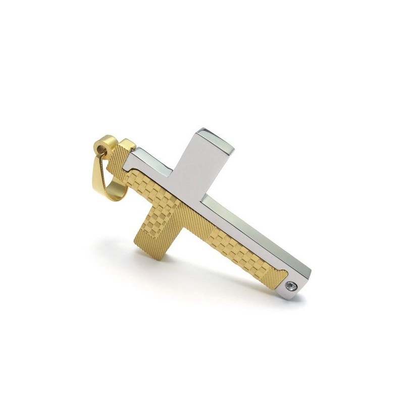 Pingente De Cruz De Titânio Com Cores Brilhantes E Finamente Processadas Para Uma Reputação Duradoura