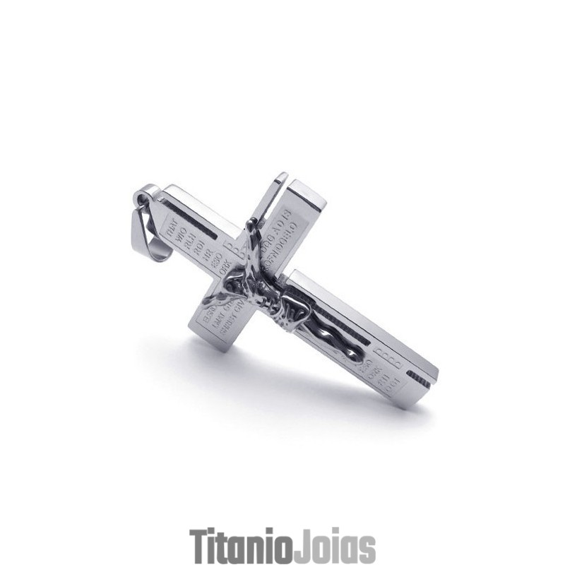 Fabricação Habilidosa, Cores Brilhantes Para Ter Uma Reputação Duradoura, Pingente De Cruz De Titânio
