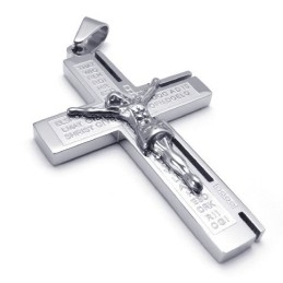 Fabricação Habilidosa, Cores Brilhantes Para Ter Uma Reputação Duradoura, Pingente De Cruz De Titânio