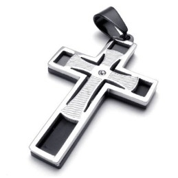 Design Profissional, Cores Delicadas, Vendendo Bem Em Todo O Mundo, Pingente De Cruz De Titânio