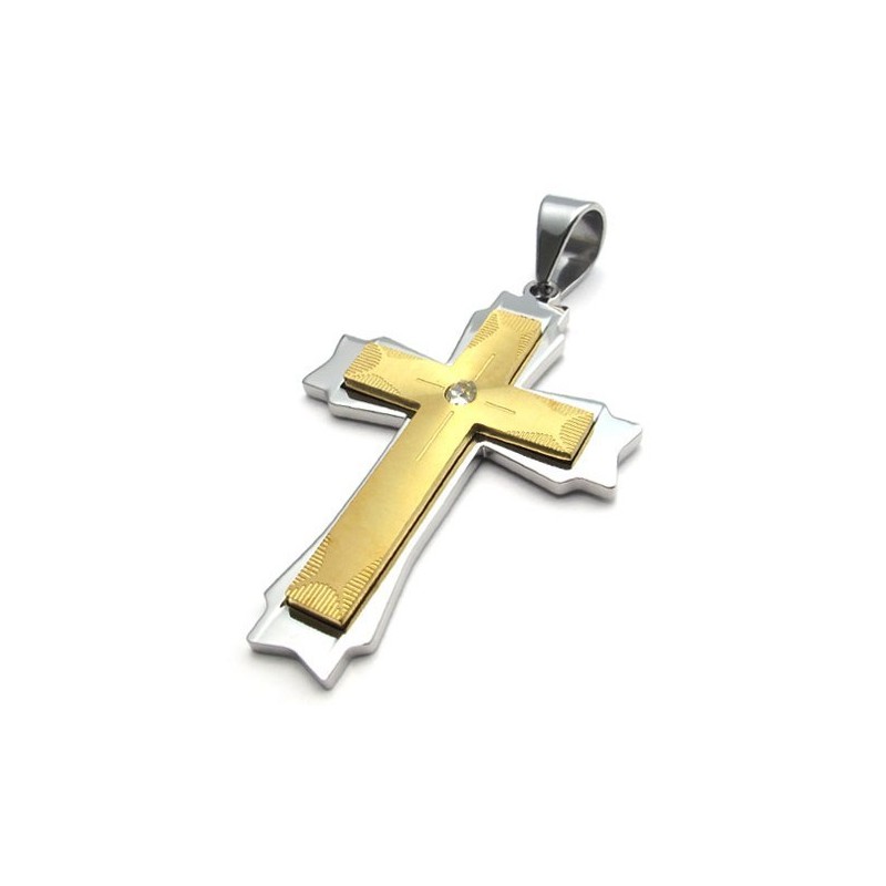 Pingente De Cruz De Titânio Com Design Bonito, Cores Brilhantes E Qualidade Confiável