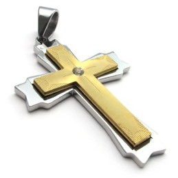 Pingente De Cruz De Titânio Com Design Bonito, Cores Brilhantes E Qualidade Confiável