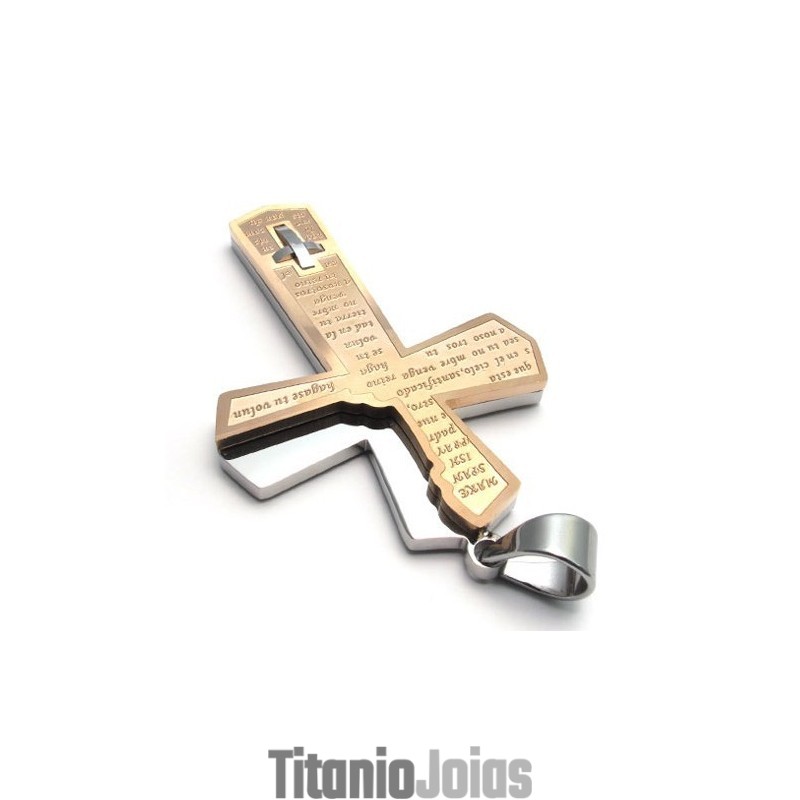 Design Atraente, Cor Brilhante, Durável Em Uso, Pingente De Cruz De Titânio Design Atraente, Cor Brilhante, Durável Em Uso, Pingente De Cruz De Titânio