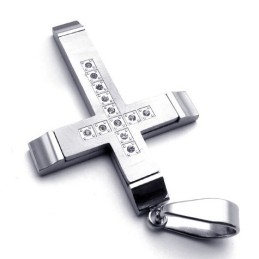 Pingente De Cruz De Titânio Com Formato Elegante, Cor Brilhante E Qualidade Estável