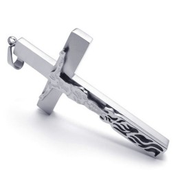 Pingente De Cruz De Titânio Deft Design Color Brilliancy The Queen Of Quality