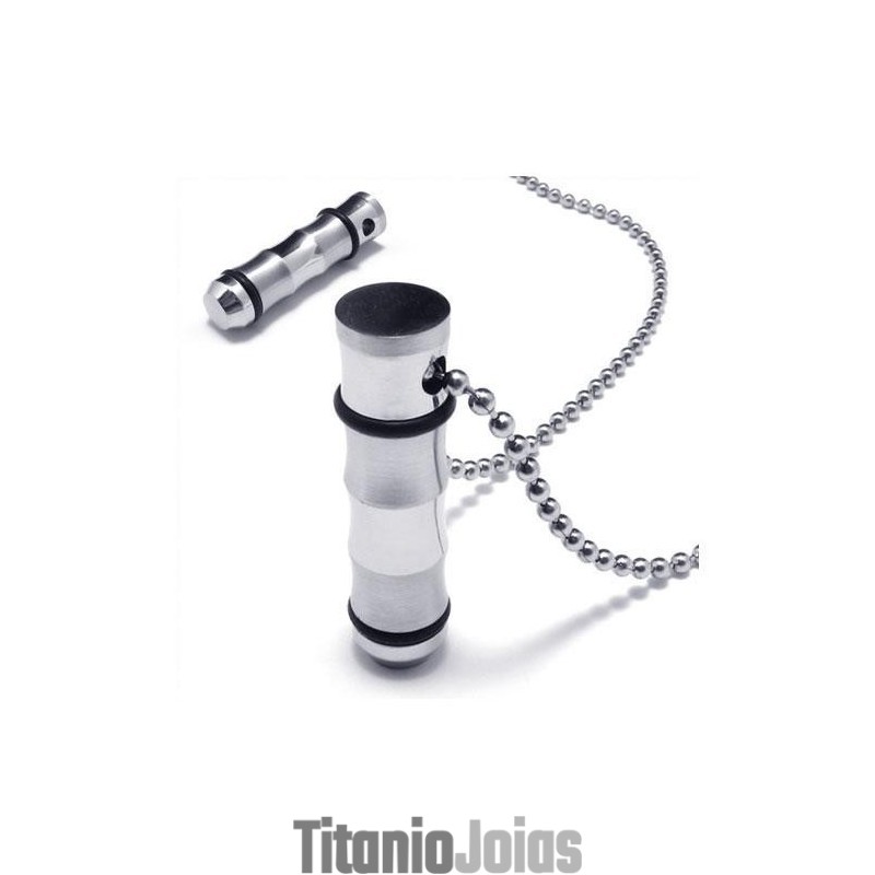 Colar Com Pingente De Anéis De Titânio Puro Dourado E Prateado Colar Com Pingente De Anéis De Titânio Puro Dourado E Prateado