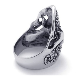 Anel De Titânio De Alta Qualidade Com Brilho De Cor E Fabricação Habilidosa