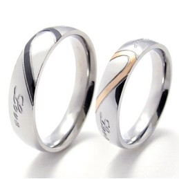 Anel De Titânio Com Design Bonito, Cor Brilhante E Qualidade Superior
